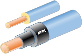 ECIP = Heat Shrinkable End Caps for Pre-insulated Pipes