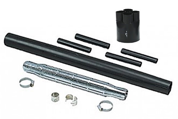 RHLTJ = Heat Shrinkable Cable Joint Kits for Transition between Polymeric and Paper Insulated Cables up to 3.3kV